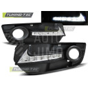 Přední rámeček mlhových světel, denní svícení, Audi Q5 08-12, černé 