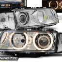 Přední světla Angel Eyes BMW E38 06.94 - 08.98 chromové