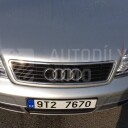 Přední světla AUDI A6 97-99 - ANGEL EYES XENON Chromová