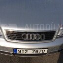 Přední světla AUDI A6 97-99 - ANGEL EYES XENON Chromová