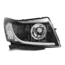 Přední světla Chevrolet Cruze 09-12 LED TUBE light Černá