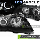 Přední světla, lampy Angel Eyes BMW E46 01-05, sedan, combi - černá H7