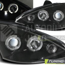 Přední světla, lampy Angel Eyes Ford Focus 98-04 černá H1