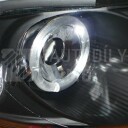 Přední světla, lampy Angel Eyes Honda Civic 91-95 černá, 2dv+3dv.