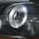 Přední světla, lampy Angel Eyes Honda Civic 91-95 černá, 2dv+3dv.