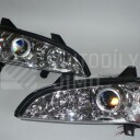 Přední světla, lampy Angel Eyes Opel Tigra 94-00 chromová H1