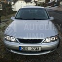 Přední světla, lampy Angel Eyes Opel Vectra B 99-02 černá H1