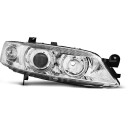 Přední světla, lampy Angel Eyes Opel Vectra B 99-02 chromová H7