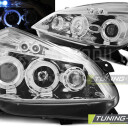 Přední světla, lampy Angel Eyes Renault Clio II 05-09 chromové H1