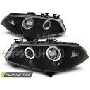 Přední světla, lampy Angel Eyes Renault Megane 02-05 černé H1