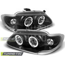 Přední světla, lampy Angel Eyes Renault Megane, Scenic 96-99 černé H1