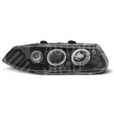 Přední světla, lampy Angel Eyes Rover 200 95-00 černé H1