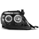 Přední světla, lampy Angel Eyes Toyota Hilux 05-11 černé