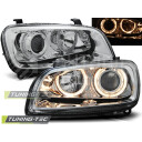 Přední světla, lampy Angel Eyes Toyota RAV4 94-00 chromové