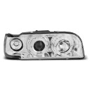 Přední světla, lampy Angel Eyes Volvo 850 92-96 chromové H1