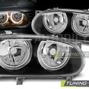 Přední světla, lampy Angel Eyes VW Golf III 91-97 černá H7