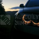 Přední světla, lampy Angel Eyes VW Passat B5.5 3BG 00-05 černá H7