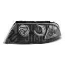 Přední světla, lampy Angel Eyes VW Passat B5.5 3BG 00-05 černá H7