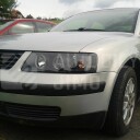 Přední světla, lampy Angel Eyes VW Passat B5 96-00 černá H1