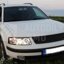 Přední světla, lampy Angel Eyes VW Passat B5 96-00 chromová H1