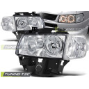 Přední světla lampy Angel Eyes VW T4 Caravelle Multivan 96-03 chromová