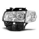 Přední světla lampy Angel Eyes VW T4 Caravelle Multivan 96-03 chromová