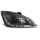 Přední světla, lampy Ford Focus 98-04 Day light černá H1