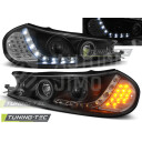 Přední světla, lampy Ford Mondeo 96-00 Day light, LED blinkr, černá