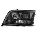 Přední světla, lampy Mercedes Benz C W202 93-00 černá H7