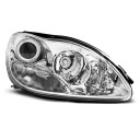 Přední světla, lampy Mercedes Benz S W220 98-05 chromová H7, el.naklápění