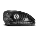 Přední světla, lampy Mercedes Benz S W220 98-05 Day light černé
