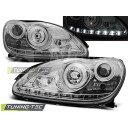 Přední světla, lampy Mercedes Benz S W220 98-05 Day light chromové