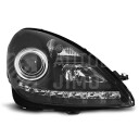 Přední světla, lampy Mercedes Benz SLK R171 04-11 Day light černé H7/H1