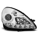 Přední světla, lampy Mercedes Benz SLK R171 04-11 Day light chromová H7/H1