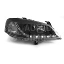 Přední světla, lampy Opel Astra G 98-08 Day light černé H1