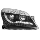 Přední světla, lampy Opel Astra H 04-09 Day light černá, LED blinkr