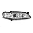 Přední světla, lampy Opel Vectra B 95-99 Day light chromové H1