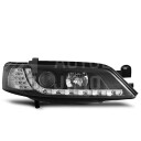 Přední světla, lampy Opel Vectra B 95-99 Day light, LED blinkr, černá