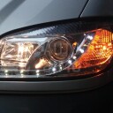 Přední světla, lampy Opel Zafira 99-05 Day light chromové