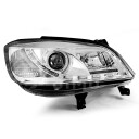 Přední světla, lampy Opel Zafira 99-05 Day light chromové