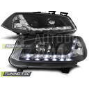 Přední světla, lampy Renault Megane II 02-05 Day light, černá