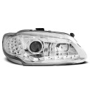 Přední světla, lampy Renault Megane, Scenic 96-99, Day light, LED blinkr, chromová