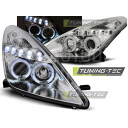 Přední světla, lampy Toyota Celica T230 99-05 Day light, chromové