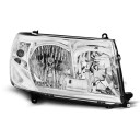 Přední světla, lampy Toyota Land Cruiser FJ100 05-06 chromová 