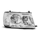 Přední světla, lampy Toyota Land Cruiser FJ100 98-04 chromové