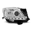 Přední světla, lampy Toyota Land Cruiser L150 09-  LED TUBE light chromové