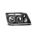 Přední světla, lampy VW Bora 98-05 s mlhovkami, černá H1/H3
