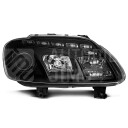 Přední světla, lampy VW Caddy, Touran 03-06 Day light černé