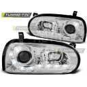 Přední světla, lampy VW Golf III 91-97 Day light chromové H1