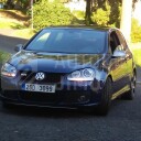 Přední světla, lampy VW Golf V 03-08, vzhled GTi, černá H7